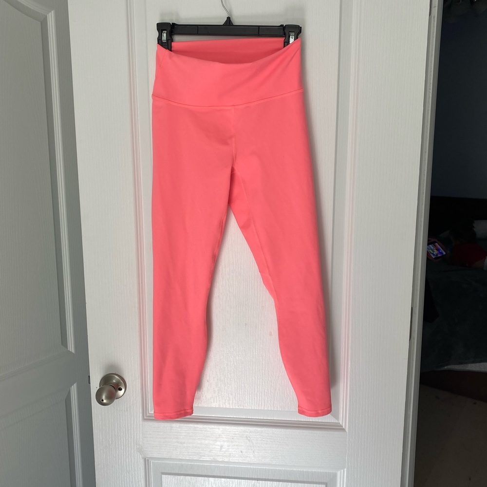 Fabletics PowerHold Leggings in Bright Pink